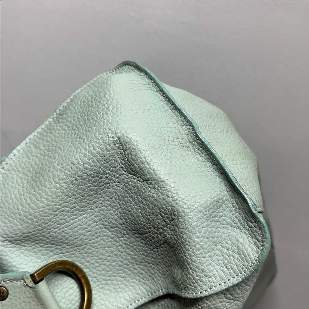 Mulberry Roxanne Satchel Bag Purse Studded Leather Limited Edition Green Gold - Picture 16 of 17